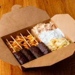 Marhahúsos kebab tál