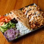 P10 Csirke gyros tál